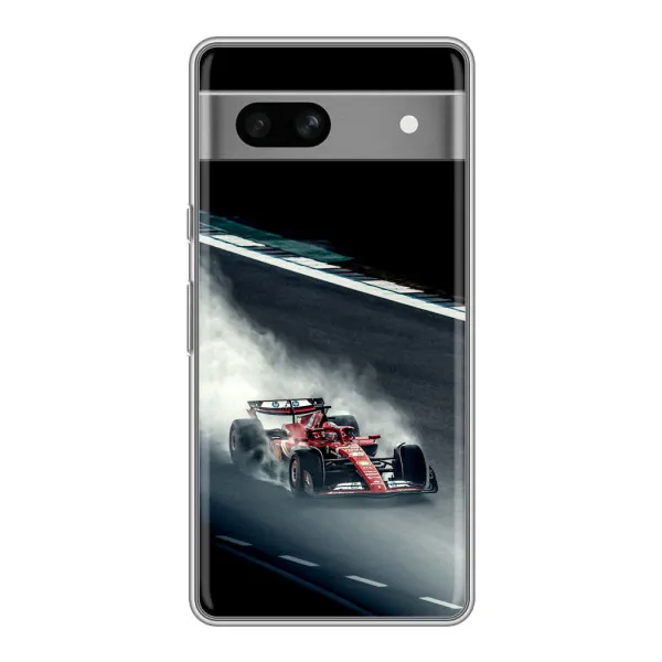 Чохол з принтом «Болід гоночний» для Google Pixel 7A