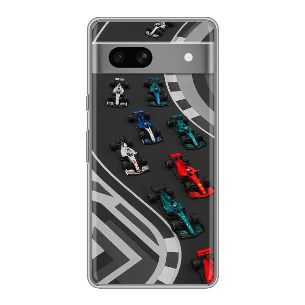 Чохол з принтом «Траса Ф1» для Google Pixel 7A