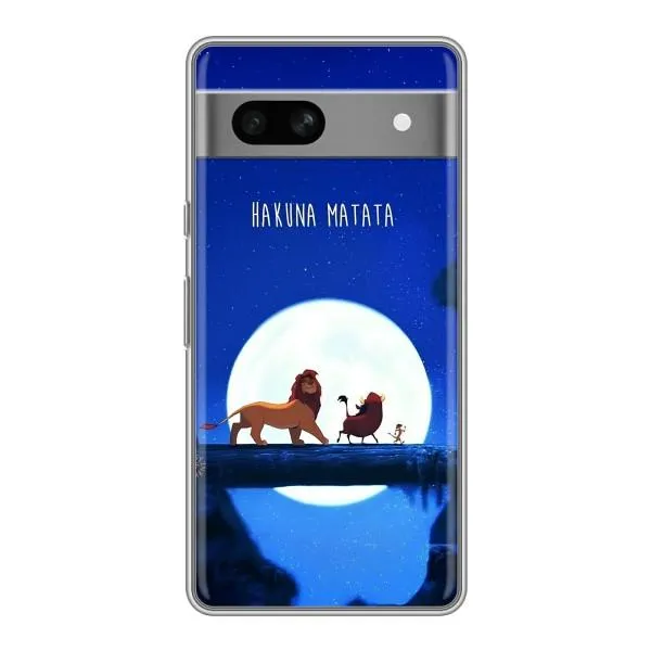 Чохол з принтом «Хакуна Матата» для Google Pixel 7A