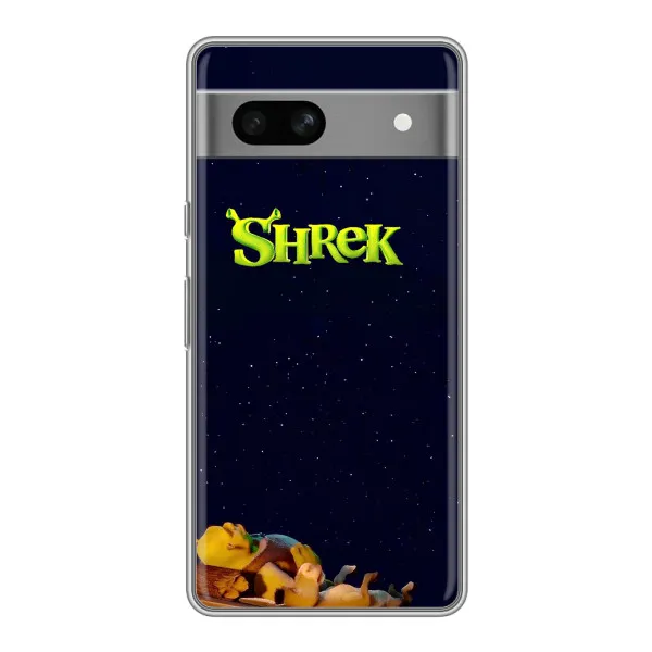 Чехол с принтом «Отдыхающий Шрек» для Google Pixel 7A