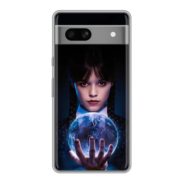 Чохол з принтом «Магічна сфера Венздей» для Google Pixel 7A Чохол з принтом «Магічна сфера Венздей» для Google Pixel 7A
