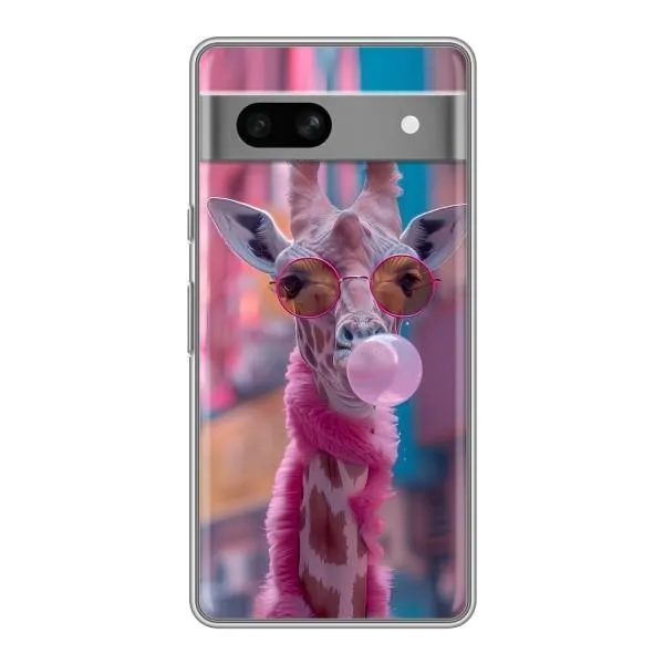 Чехол с принтом «Стильный жирав» для Google Pixel 7A