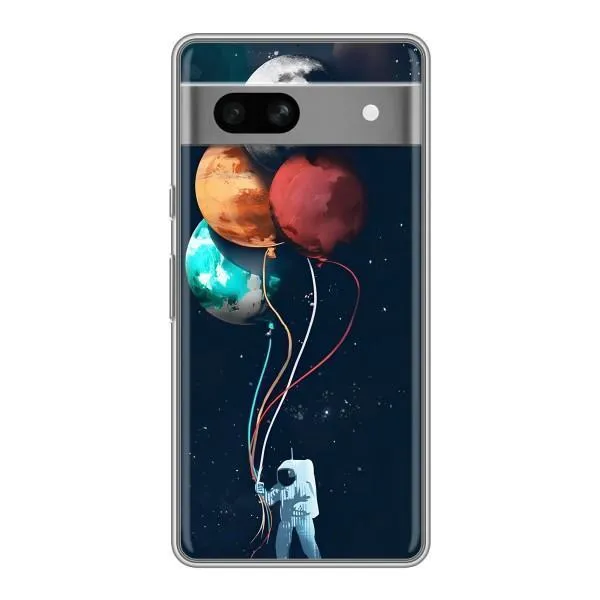 Чехол с принтом «Планеты шарики» для Google Pixel 7A