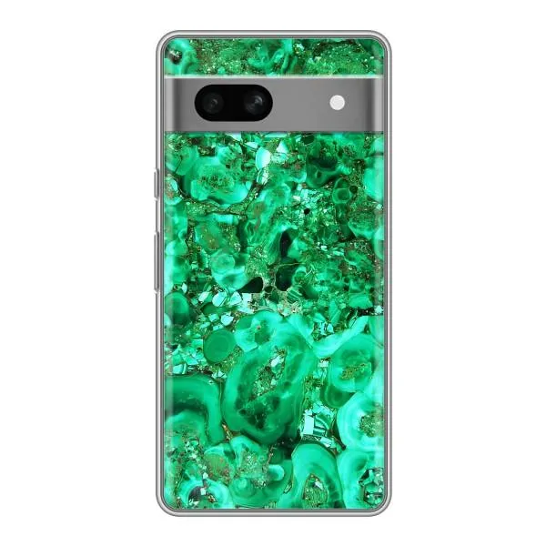 Чехол с принтом «Салатный Мрамор» для Google Pixel 7A