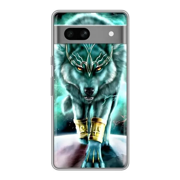 Чохол з принтом «Яскравий вовк» для Google Pixel 7A Чохол з принтом «Яскравий вовк» для Google Pixel 7A
