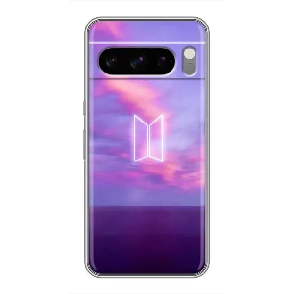 Чехол с принтом «BTS логотип» для Google Pixel 8 Pro