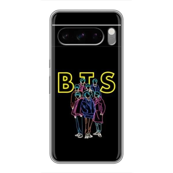 Чехол с принтом «BTS стайл» для Google Pixel 8 Pro