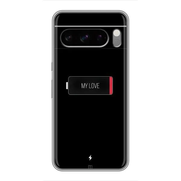 Чехол с принтом «Love battery» для Google Pixel 8 Pro