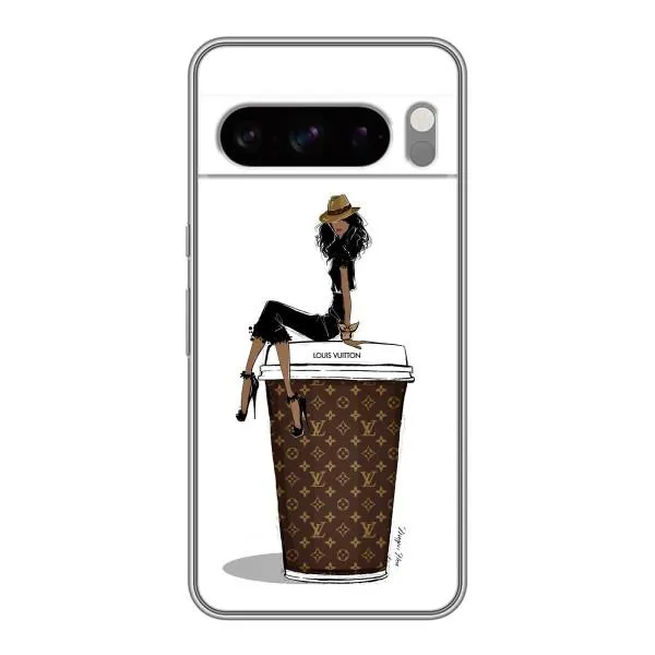 Чохол з принтом «кава LOUIS VUITTON» для Google Pixel 8 Pro