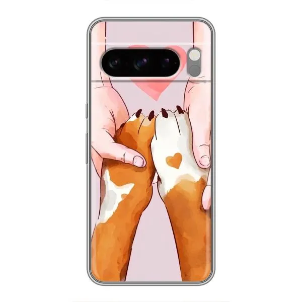 Чехол с принтом «Любовь к собакам» для Google Pixel 8 Pro