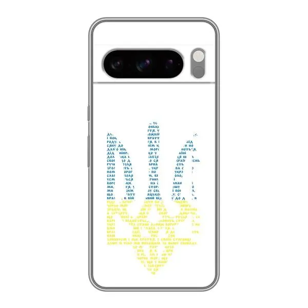 Чехол с принтом «Герб из букв» для Google Pixel 8 Pro