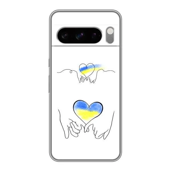 Чехол с принтом «Мир Украине» для Google Pixel 8 Pro