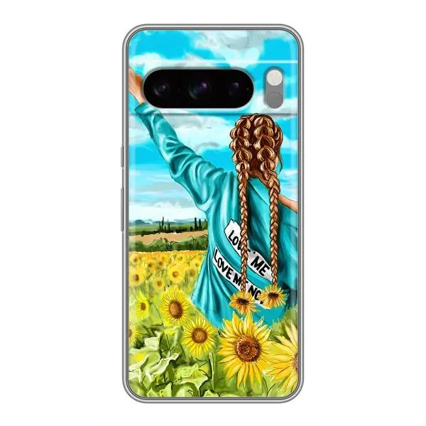 Чехол с принтом «Украиночка» для Google Pixel 8 Pro