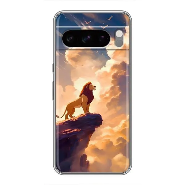 Чохол з принтом «Сімба на скелі» для Google Pixel 8 Pro