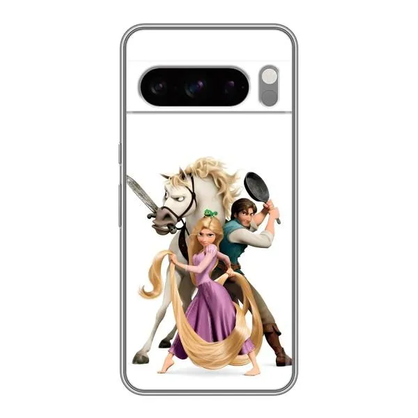 Чохол з принтом «Рапунцель та друзі» для Google Pixel 8 Pro Чохол з принтом «Рапунцель та друзі» для Google Pixel 8 Pro