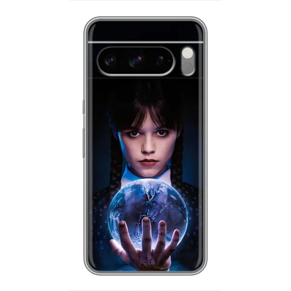 Чехол с принтом «Магическая сфера Уэнздей» для Google Pixel 8 Pro Чехол с принтом «Магическая сфера Уэнздей» для Google Pixel 8 Pro