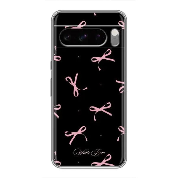 Чехол с принтом «Банты на черном» для Google Pixel 8 Pro