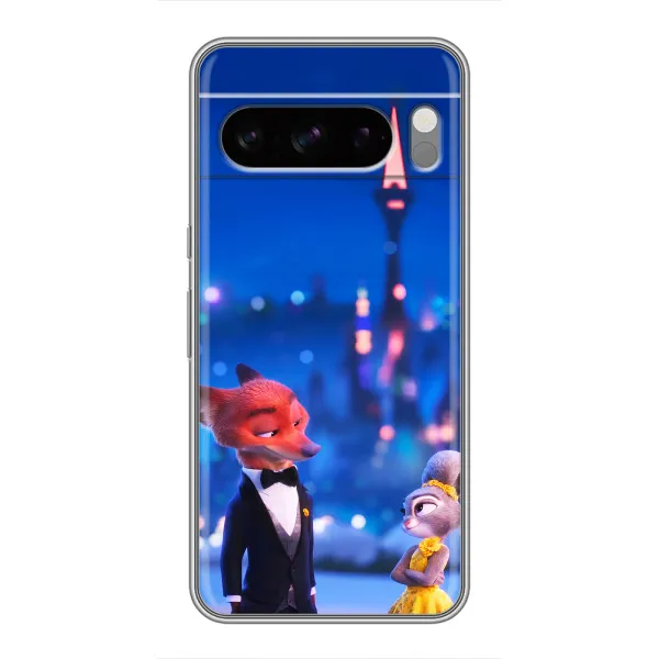 Чехол с принтом «Романтический вечер Зверополис» для Google Pixel 8 Pro