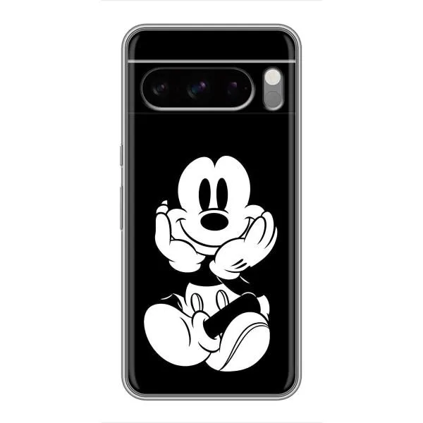 Чехол с принтом «Микки на черном» для Google Pixel 8 Pro