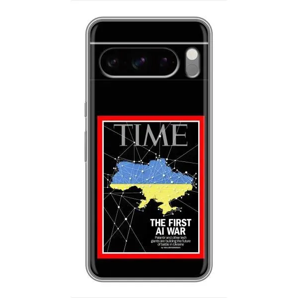 Чехол с принтом «TIME Ukraine» для Google Pixel 8 Pro