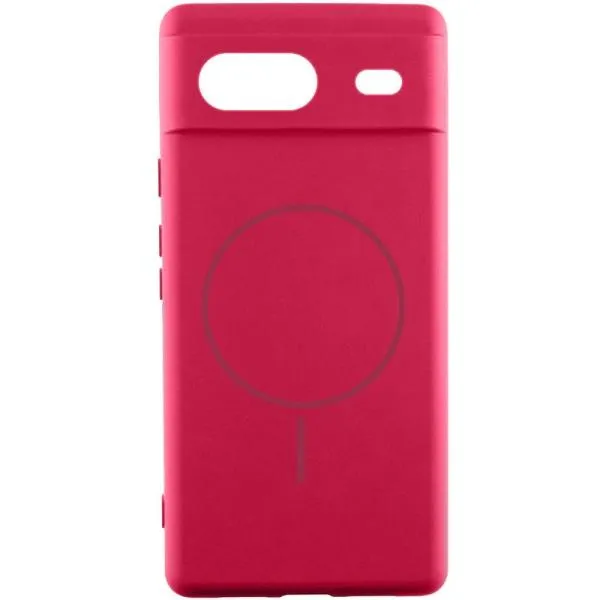 Чохол Silicone Cover Lakshmi Full Camera (AA) with Magnetic Fit для Google Pixel 8 — Червоний