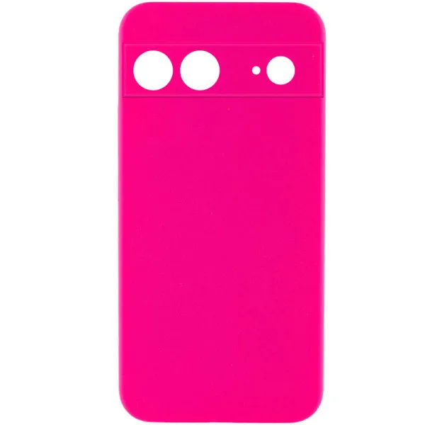 Чехол Silicone Cover Lakshmi Full Camera (AAA) для Google Pixel 8 — Розовый — фото 1