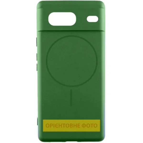 Чехол Silicone Cover Lakshmi Full Camera (AA) with Magnetic Fit для Google Pixel 8 — Зеленый — фото 1 Чехол Silicone Cover Lakshmi Full Camera (AA) with Magnetic Fit для Google Pixel 8 — Зеленый — фото 1