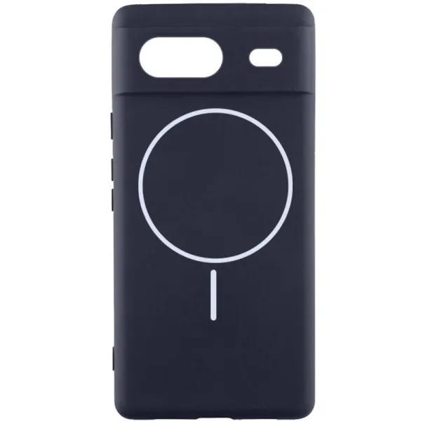 Чехол Silicone Cover Lakshmi Full Camera (AA) with Magnetic Fit для Google Pixel 8 — Темно-синий Чехол Silicone Cover Lakshmi Full Camera (AA) with Magnetic Fit для Google Pixel 8 — Темно-синий