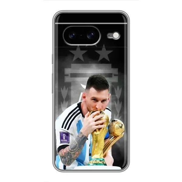 Чохол з принтом «Мессі Чемпіон» для Google Pixel 8