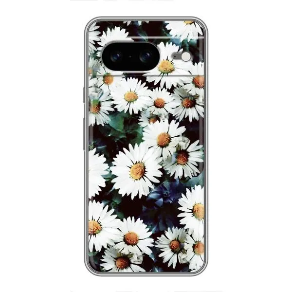 Чехол с принтом «Ромашки» для Google Pixel 8
