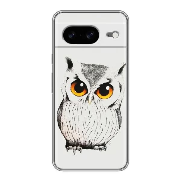 Чохол з принтом «Мила Сова» для Google Pixel 8
