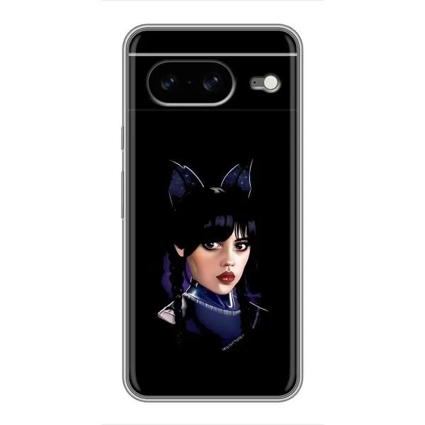 Чохол з принтом «серйозна Венздей» для Google Pixel 8