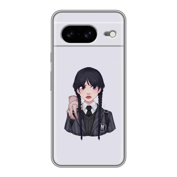 Чохол з принтом «Венздей і Річ» для Google Pixel 8