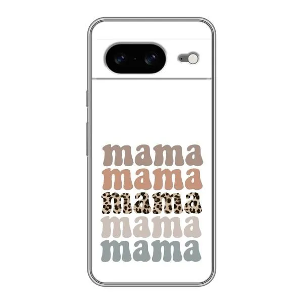 Чохол з принтом «Текстовий колаж мама» для Google Pixel 8 Чохол з принтом «Текстовий колаж мама» для Google Pixel 8