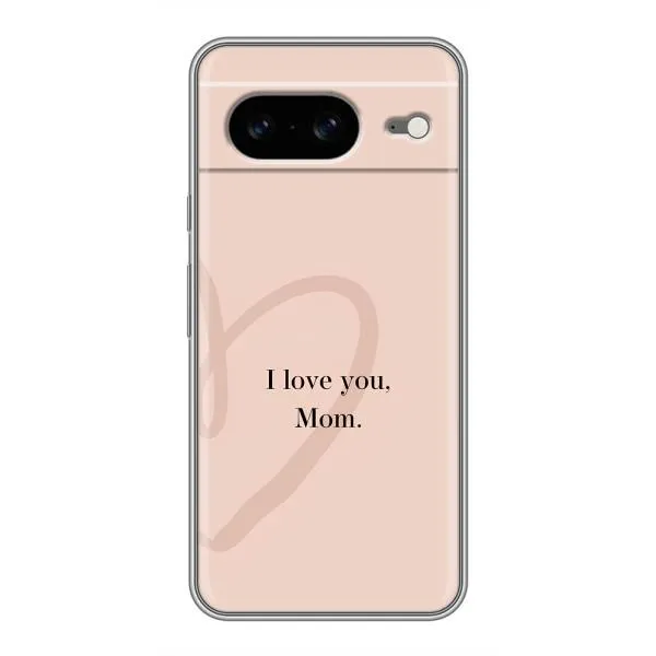 Чохол з принтом «Серце мамі» для Google Pixel 8 Чохол з принтом «Серце мамі» для Google Pixel 8