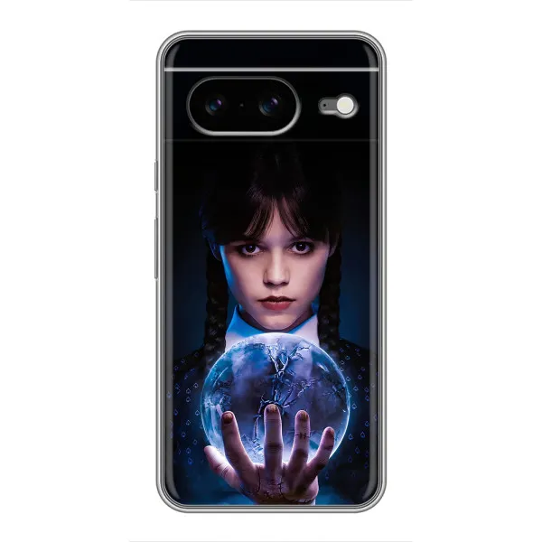 Чохол з принтом «Магічна сфера Венздей» для Google Pixel 8 Чохол з принтом «Магічна сфера Венздей» для Google Pixel 8
