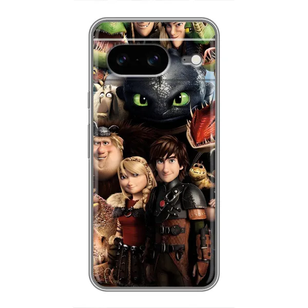 Чохол з принтом «Персонажі дракона» для Google Pixel 8 Чохол з принтом «Персонажі дракона» для Google Pixel 8