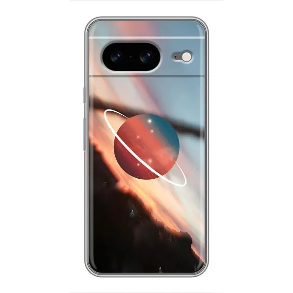 Чохол з принтом «Сатурн» для Google Pixel 8