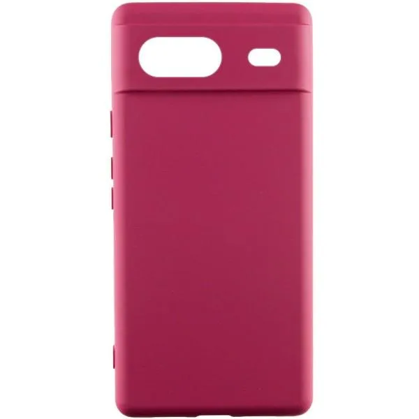 Чохол Silicone Cover Lakshmi Full Camera (AAA) для Google Pixel 8a — Бордовий Чохол Silicone Cover Lakshmi Full Camera (AAA) для Google Pixel 8a — Бордовий