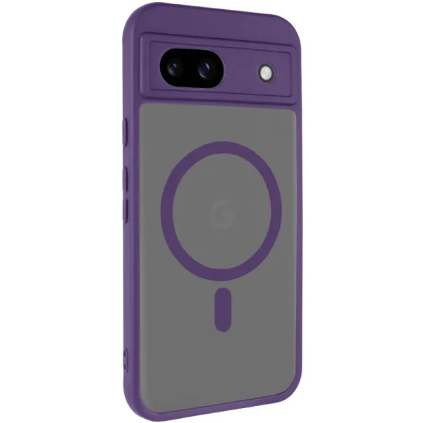 Чехол TPU Bloom with Magnetic Fit для Google Pixel 8a — Фиолетовый — фото 1