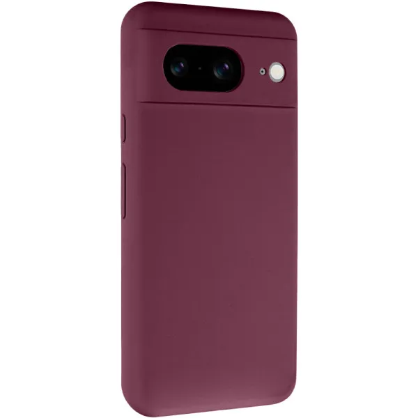 Чехол Silicone Cover Lakshmi Full Camera (AAA) для Google Pixel 8a — Бордовый — фото 1