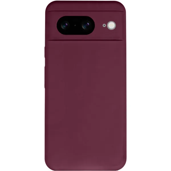Чехол Silicone Cover Lakshmi Full Camera (AAA) для Google Pixel 8a — Бордовый — фото 2