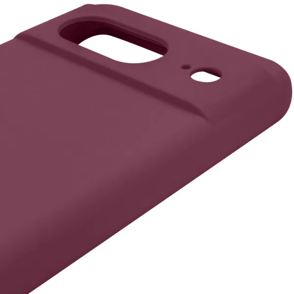Чехол Silicone Cover Lakshmi Full Camera (AAA) для Google Pixel 8a — Бордовый — фото 4