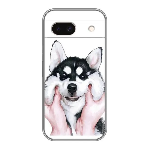Чохол з принтом «Хаскі улибака» для Google Pixel 8A