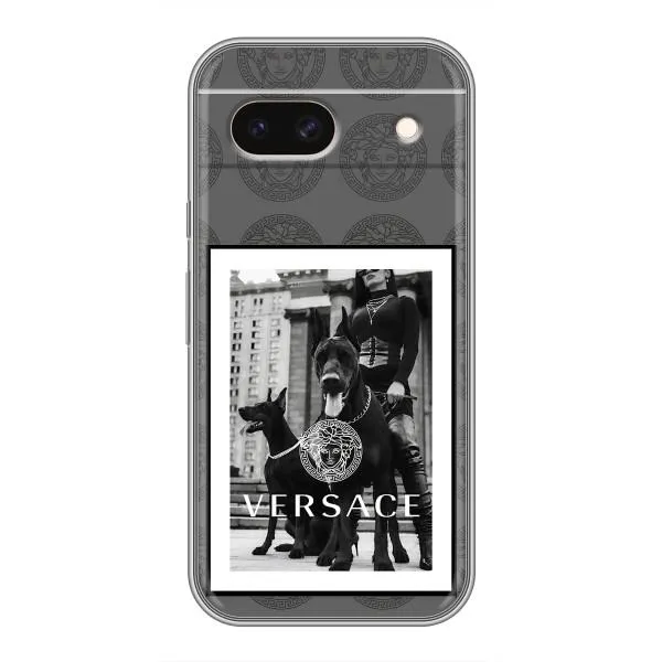 Чохол з принтом «Версаче» для Google Pixel 8A