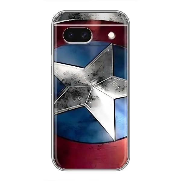 Чохол з принтом «Щит Капітана Америки» для Google Pixel 8A Чохол з принтом «Щит Капітана Америки» для Google Pixel 8A