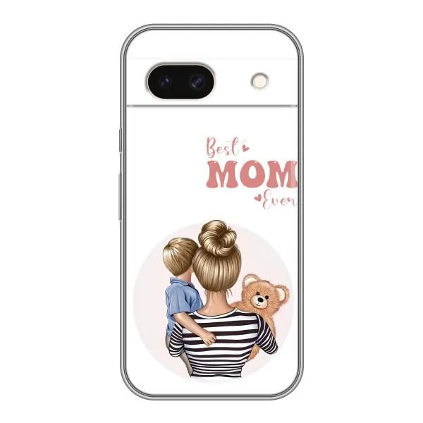 Чохол з принтом «Мама і син» для Google Pixel 8A