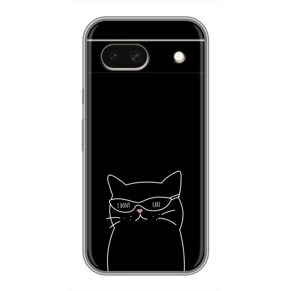 Чохол з принтом «Байдужий кіт» для Google Pixel 8A