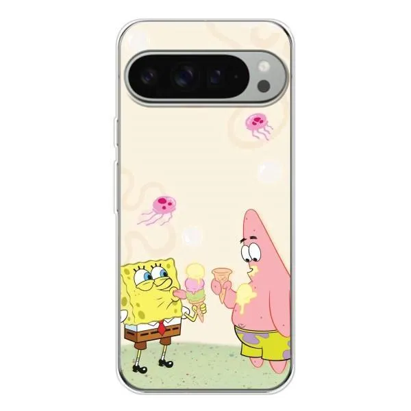 Чохол з принтом «Патрік і Боб» для Google Pixel 9 Pro XL
