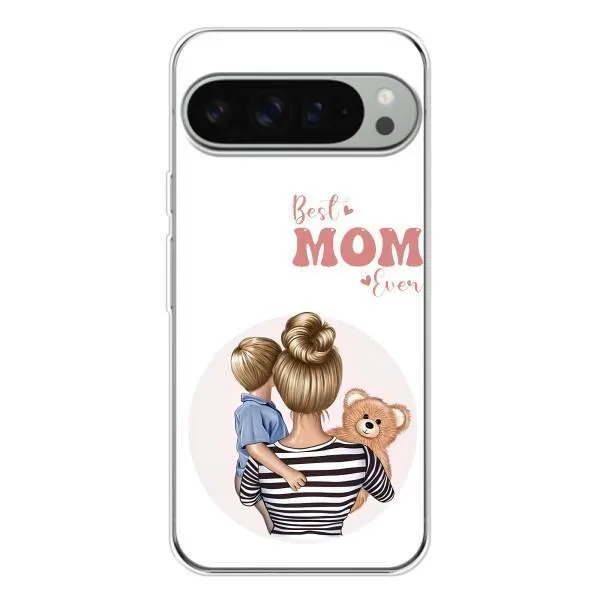 Чехол с принтом «Мама и сын» для Google Pixel 9 Pro XL Чехол с принтом «Мама и сын» для Google Pixel 9 Pro XL